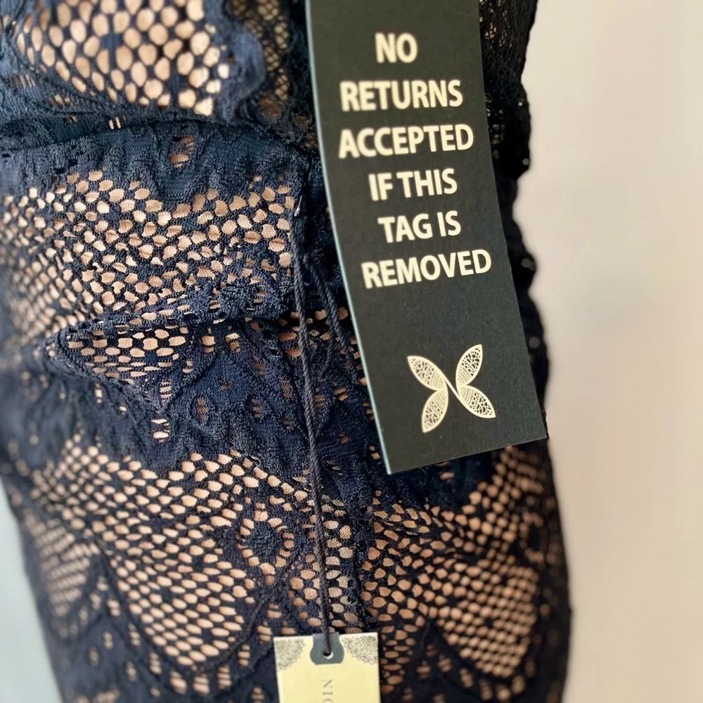 Nightcap Dress Belle Nuit Halter Gown, Black, Size M, NWT - Picture 13 of 16